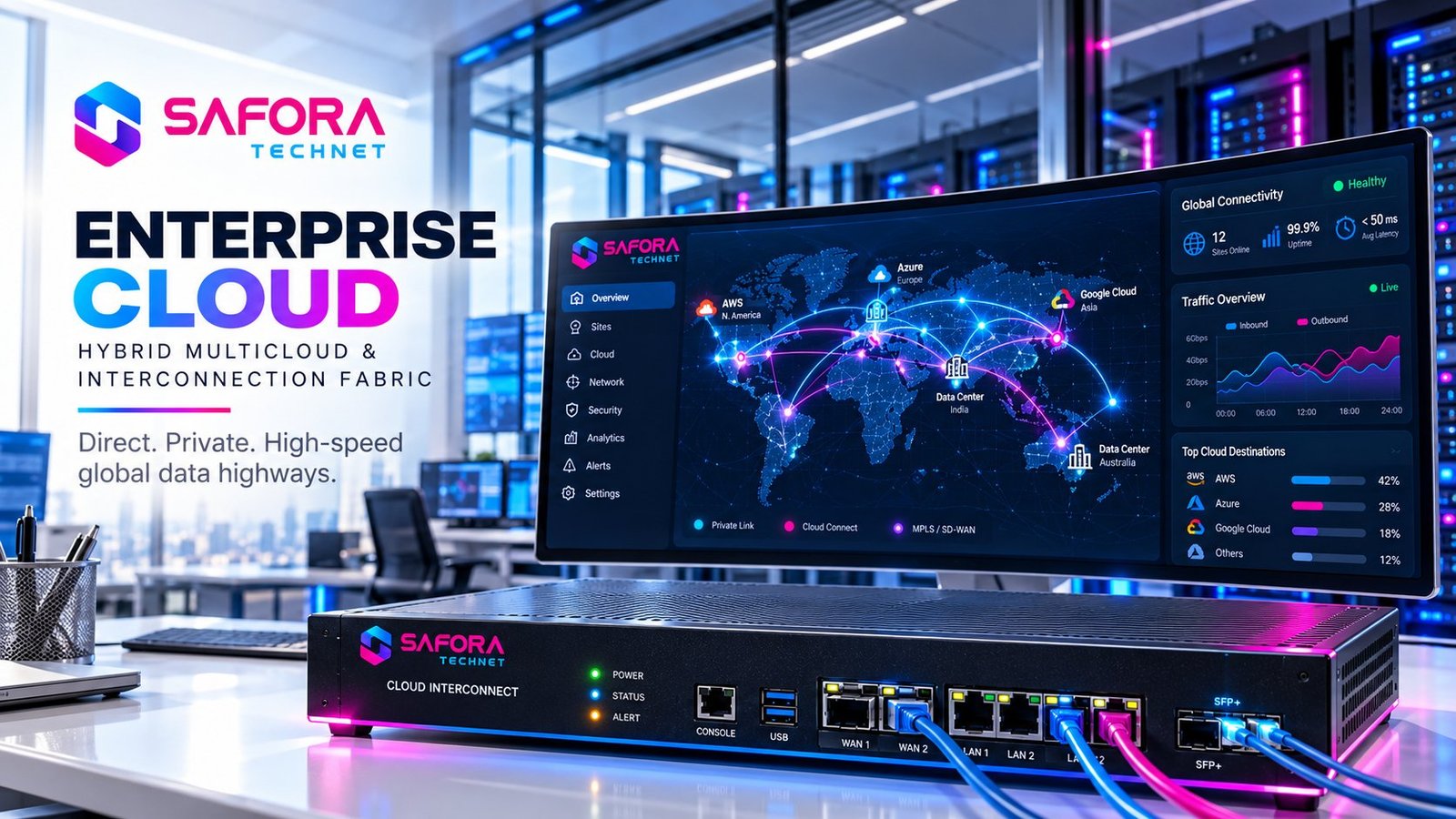Safora Technet Enterprise Cloud Infrastructure private interconnection fabric