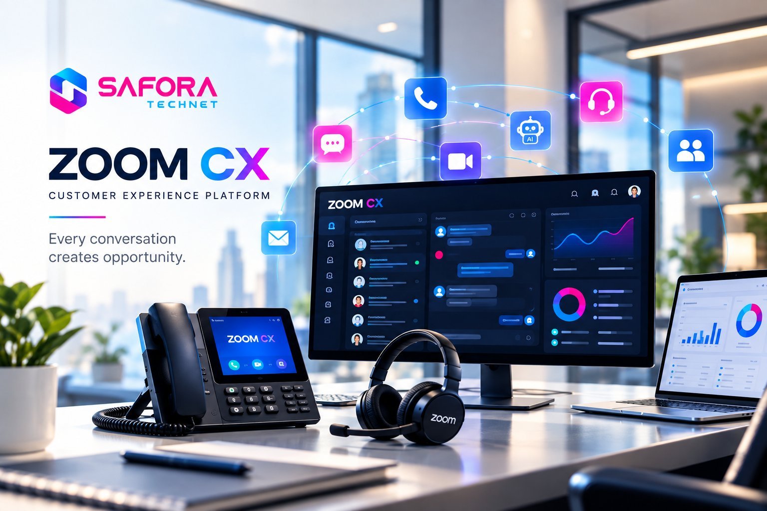 Safora Technet Zoom CX customer experience platform